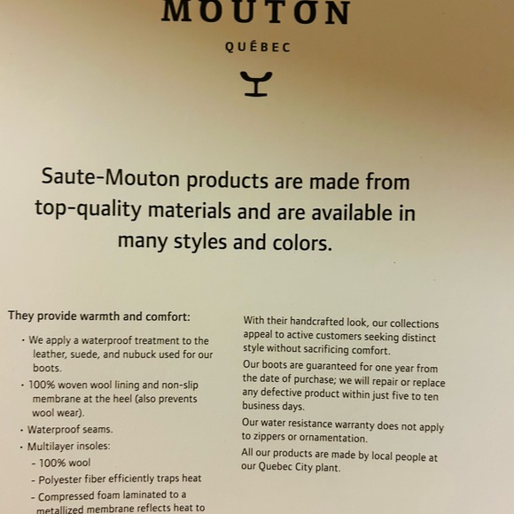 Sauté Mouton shearling winter boots - Picture 6 of 16